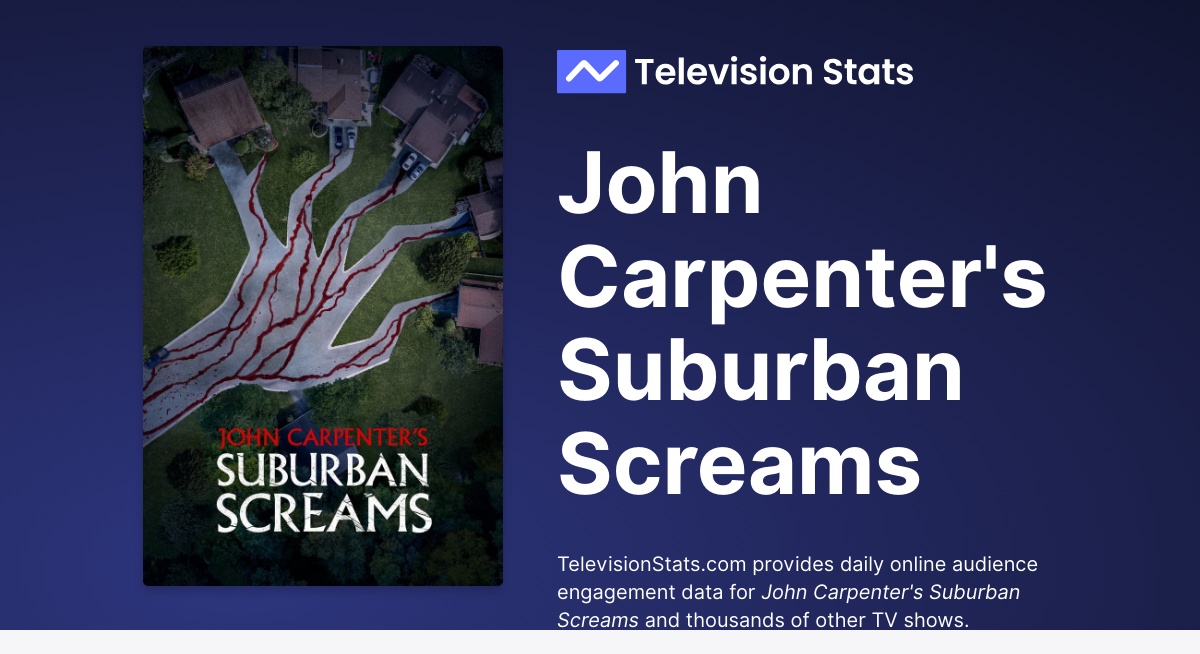 John Carpenter's Suburban Screams Season 1 - streaming