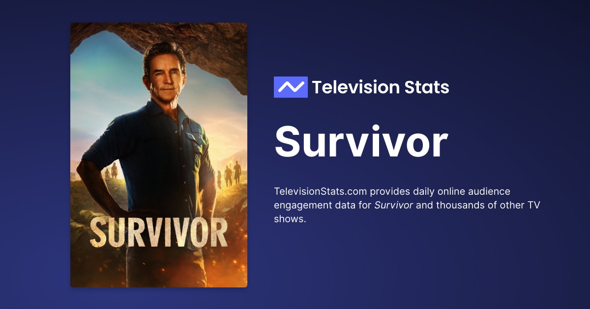 Survivor Online TV Stats Ratings Viewership TelevisionStats