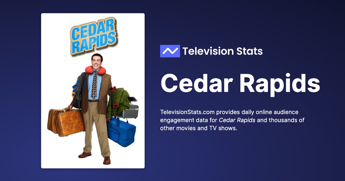 Top Movies Like Cedar Rapids (2011) - Television Stats